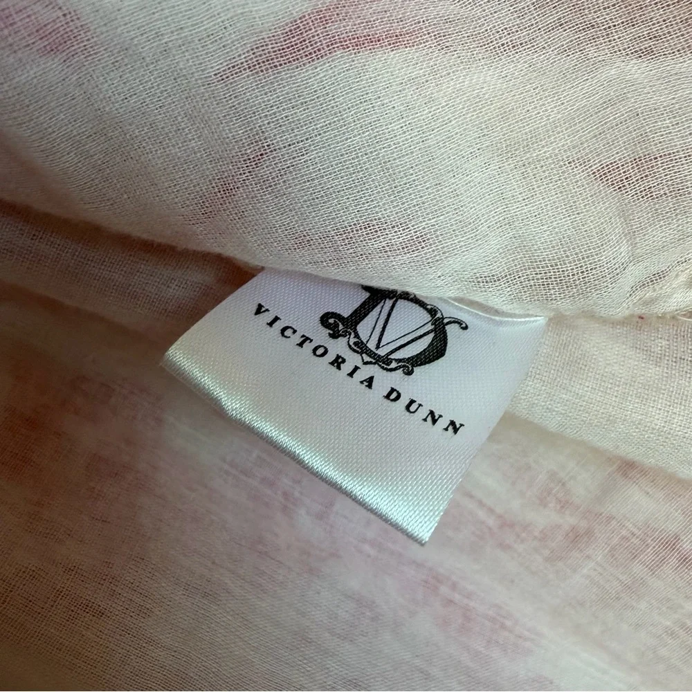 Victoria Dunn Floral Print Blouse XS Gathered Waist Square Neck Prairie EUC - Picture 4 of 13